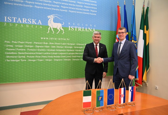 Župan Miletić upriličio prijem za veleposlanika Slovenije Nj. E. Gašpera Dovžana